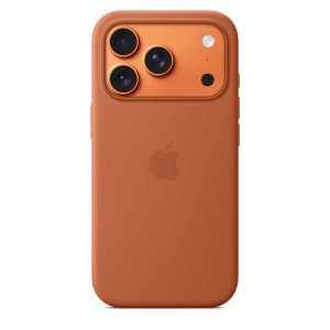 Silikonový kryt na iPhone 17 Pro Apple s MagSafe - terakotový
