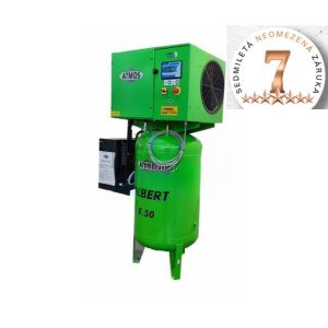 Šroubový kompresor Atmos Albert E.50K Vertical + Vzdušník + Sušička E.50KKVS Vertical