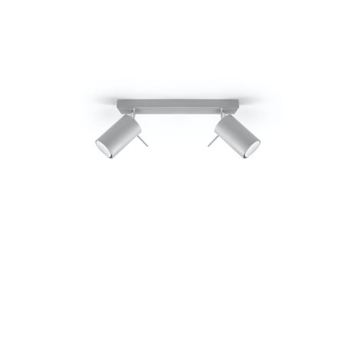 Stropní bodové svítidlo SOLLUX Ring 2 GU10 2x40W bez zdroje SL.0450 šedá - Obrázek 2
