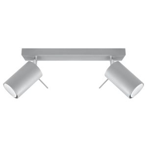 Stropní bodové svítidlo SOLLUX Ring 2 GU10 2x40W bez zdroje SL.0450 šedá