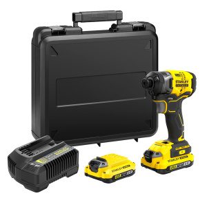 Třírychlostní aku rázový utahovák 1/4" Stanley V20