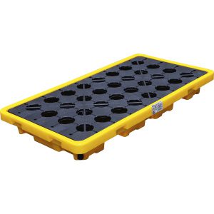 Vana pro vypouštění a odkapávání oleje BGS 70047 | s mřížkovým roštem | pro sudy 2 x 200 l BGS70047