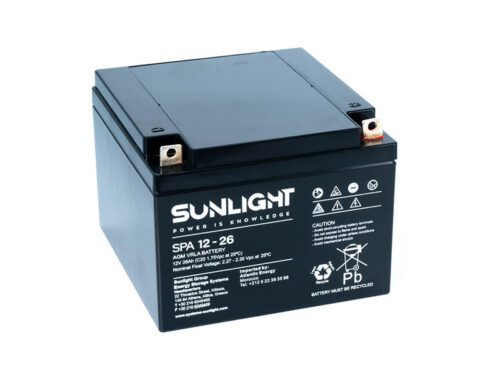 Záložní baterie Sunlight SPA 12-26