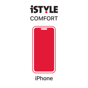 iSTYLE Comfort s 3D+ ochranným sklem na iPhone 6 Plus / 6S Plus / 7 Plus / 8 Plus - bílé