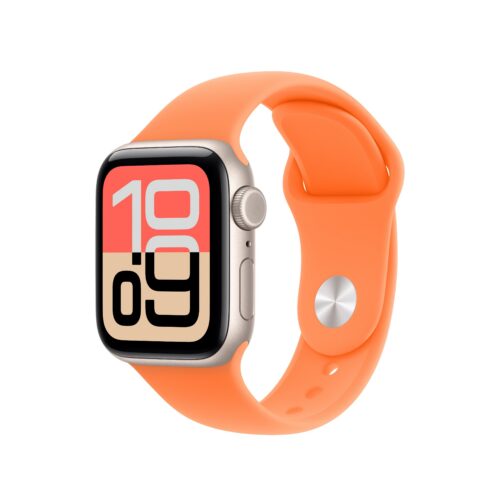 40mm mandarinkový sportovní řemínek – S/M - Obrázek 2