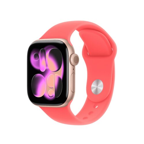 42mm guavově růžový sportovní řemínek – S/M - Obrázek 2