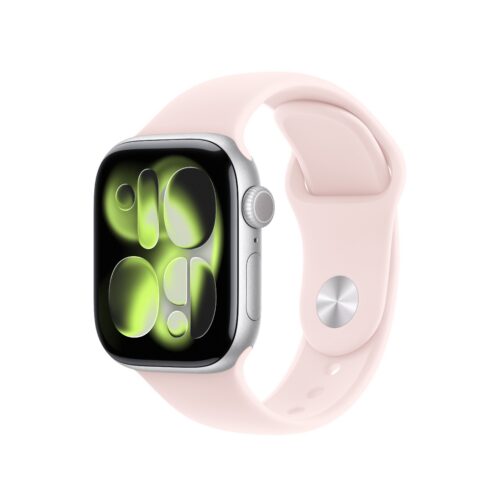 42mm jemně růžový sportovní řemínek – M/L - Obrázek 2