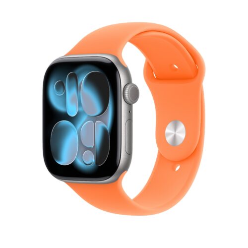 46mm mandarinkový sportovní řemínek – S/M - Obrázek 2