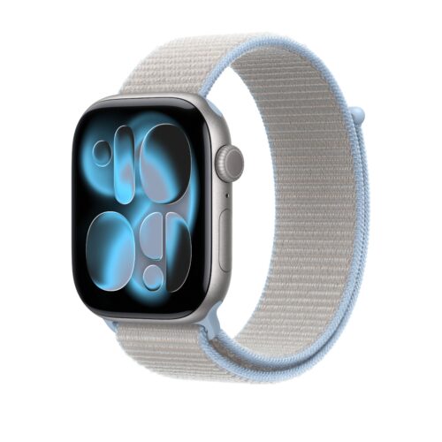 46mm mlžně modrý provlékací sportovní řemínek - Obrázek 2