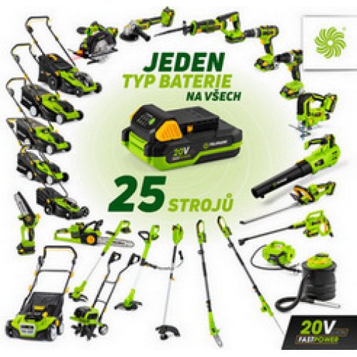Aku řetězová pila FIELDMANN FZP 70805-0 2x20V bez nabíječky a baterie 50004954 - Obrázek 2