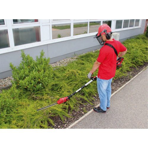Aku řetězová pilka na větve 20cm / nůžky na živý plot 40cm na tyči Einhell GE-HC 18 Li T-Solo 3410800 bez nabíječky a baterie - Obrázek 2