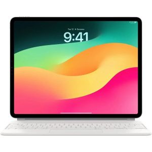 Apple Magic Keyboard iPad Pro 12.9" bez CZ znaků (Stav A-) Bílá