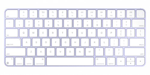 Apple Magic Keyboard s Touch ID s CZ znaky (Stav A) Fialová