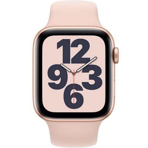 Apple Watch SE (2020) 40mm Cellular (Stav A-) Zlatý hliník s růžovým sportovním řemínkem - Obrázek 2