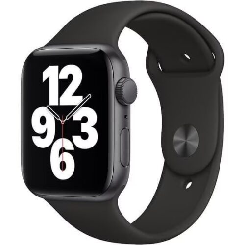 Apple Watch SE (2020) 40mm GPS (Stav A/B) Vesmírně šedý hliník s temně modrým sportovním řemínkem