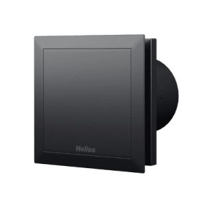 Axiální koupelnový ventilátor se zpětnou klapkou HELIOS MiniVent M1/100 černý