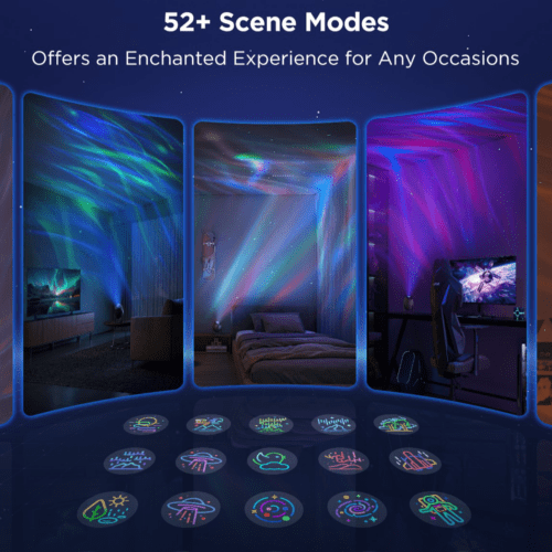 Chytrý hvězdný projektor Govee Galaxy Light Projector Pro Matter s reproduktorem - Obrázek 2