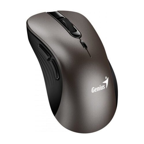 Genius Ergo 8100S/Ergonomická/Optická/Pro praváky/1 600 DPI/Bezdrátová USB/Champagne Titanium 31030040402