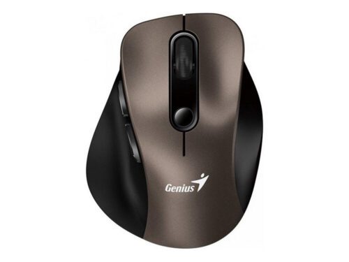Genius Ergo 9000S/Ergonomická/Optická/Pro praváky/2 400 DPI/USB+BT/Champagne Titanium 31030038402