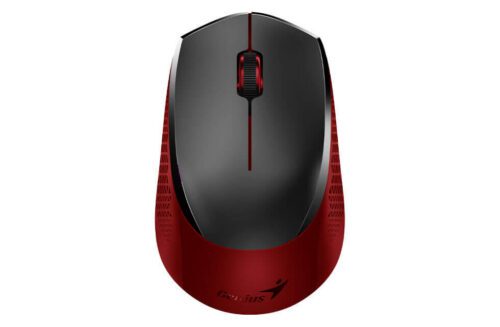 Genius NX-8000S/Kancelářská/Optická/1 200 DPI/Bezdrátová USB/Černá-červená 31030025401