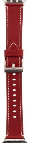 Handodo Color Kožený Pásek pro iWatch 1/2/3 42mm Red 8596311072185