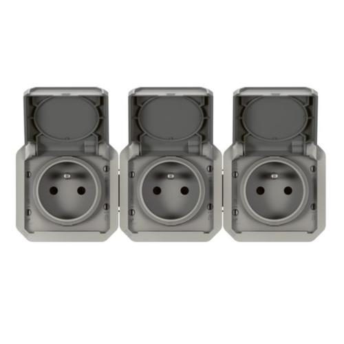 Legrand Plexo IP55 venkovní zásuvka 3x16A vodorovná 069564L - Obrázek 2