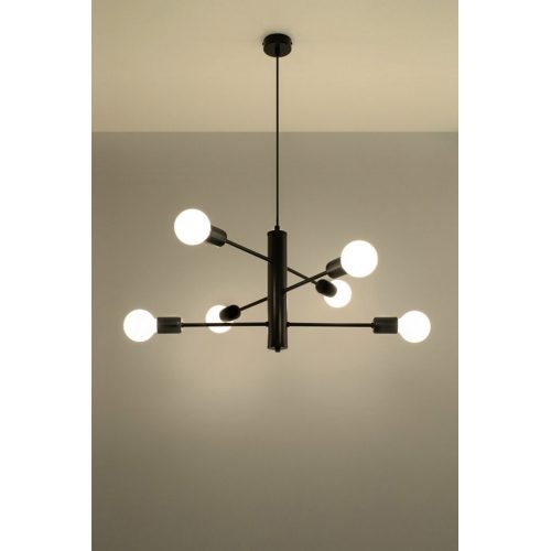 Lustr SOLLUX Duomo 6 E27 6x60W bez zdroje SL.0305 - Obrázek 2