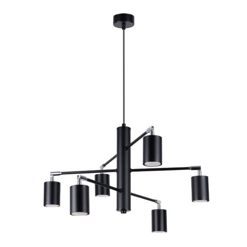 Lustr SOLLUX LEMMI 6 černý GU10 6x10W bez žárovky SL.1207