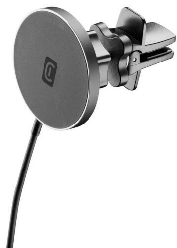 Magnetický držák CellularLine Touch Air Mag do mřížky ventilace s podporou MagSafe a bezdrátovým nab MAGSFHOLDERWIRK