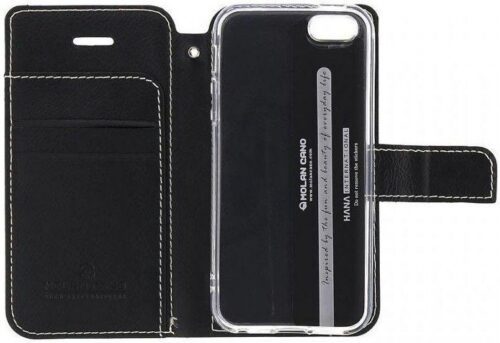 Molan Cano Issue Book Pouzdro pro Motorola E7 Black - Obrázek 6
