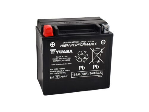 Motobaterie YUASA YTX14H (factory activated)