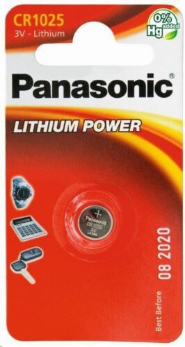 PANASONIC Lithiová baterie (knoflíková) CR-1025EL/1B  3V (Blistr 1ks) 330090