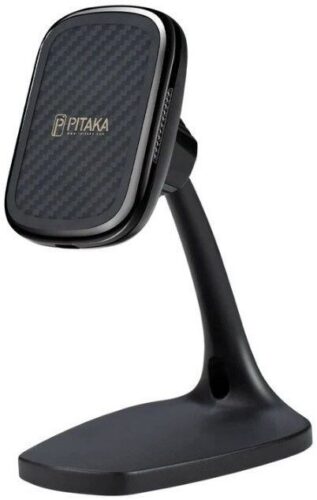 Pitaka MagMount Qi Magnetický Držák do Auta s Bezdrátovým Nabíjením Black