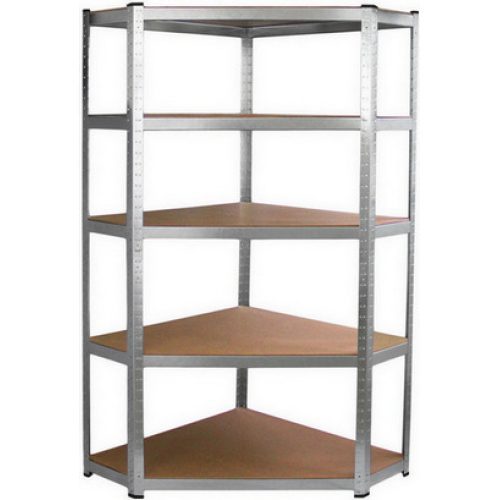 Rohový regál kovový FIELDMANN FDR 1840R 5polic 180x90x40mm 50003816