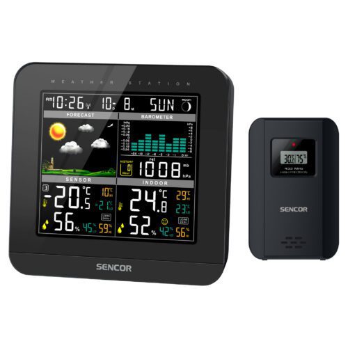 Sencor SWS 5800 Meteorologická stanice s bezdrátovým snímačem Ikona předpovědi počasí (slunečno