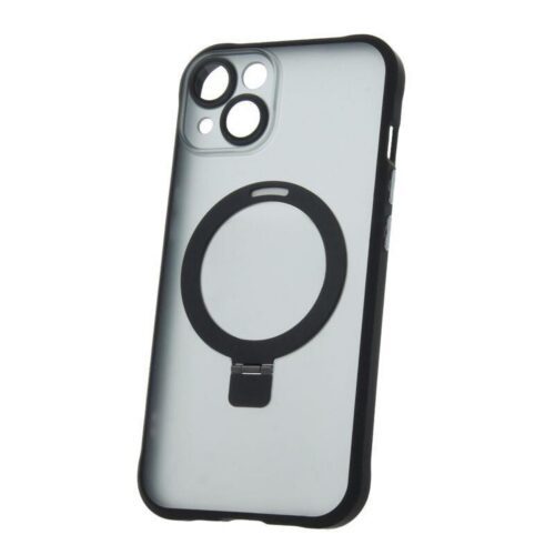 Silikonové TPU pouzdro Mag Ring pro iPhone 14 černé - Obrázek 10