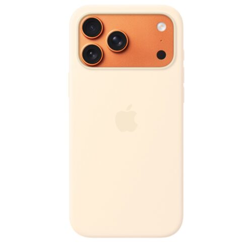 Silikonový kryt s MagSafe na iPhone 17 Pro Max – vanilkový - Obrázek 2