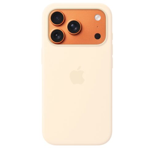 Silikonový kryt s MagSafe na iPhone 17 Pro – vanilkový - Obrázek 2