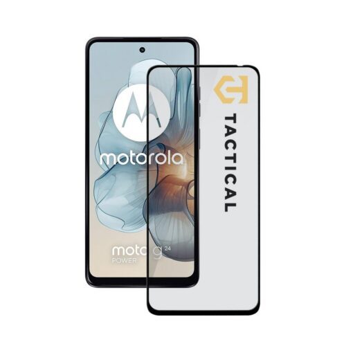 Tactical Glass Shield 5D sklo pro Motorola G24 Power Black 57983118877