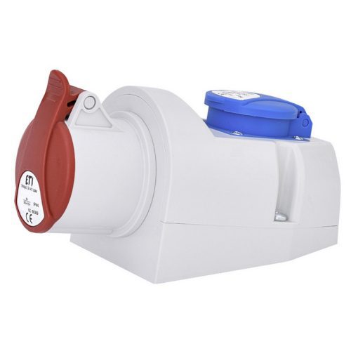Zásuvka kombinovaná ETI EZCZ 3243 32A/400V/4p/230V/16A IP44 004482056
