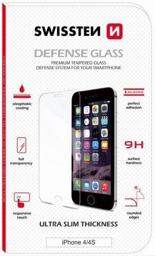 ochranné sklo SWISSTEN pro iphone 4/4S 8595217421523