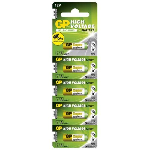 Alkalická Baterie GP 5x 27A 1021002715