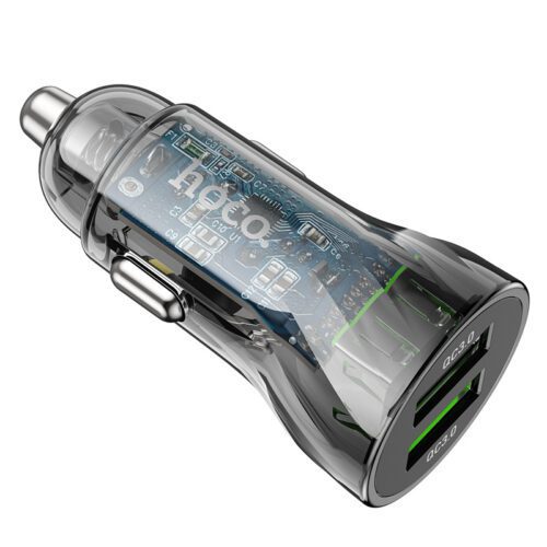 Autonabíječka Dual USB-A 20W - Hoco Z47 - Obrázek 2