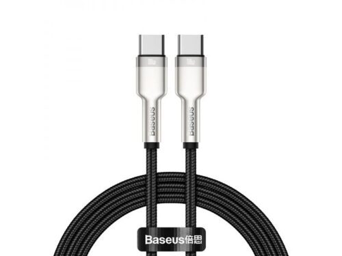 Baseus Cafule Metal Series Datový Kabel USB-C - USB-C 100W 1m Black CATJK-C01