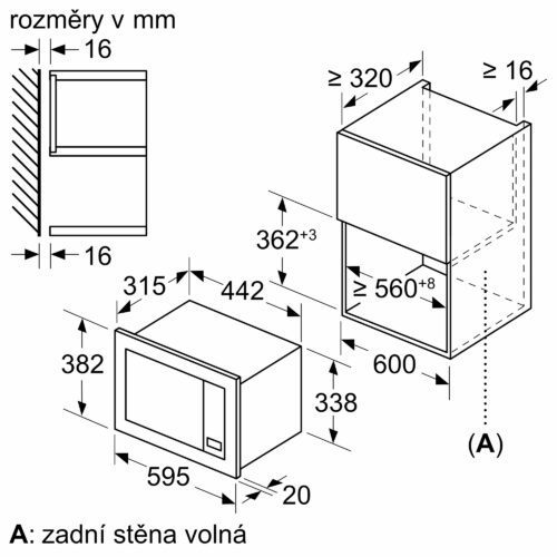 Bosch BFL623MB4 vestavná mikrovlnná trouba Serie 2 - Obrázek 2