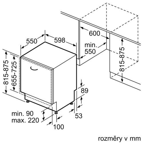 Bosch SMV4HVX14E vestavná myčka nádobí Serie 4 - Obrázek 2