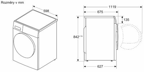 Bosch WRB247CNBY sušička prádla Serie 8 - Obrázek 2