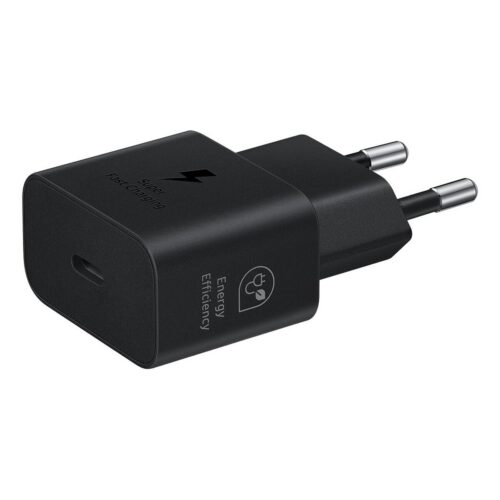 EP-T2510EBE Samsung USB-C 25W Cestovní nabíječka Black (OOB Bulk) GP-PTU022HEIBQ