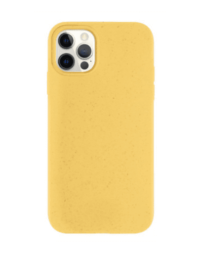 Ekologicky rozložitelný kryt na iPhone 12 mini - YELLOW