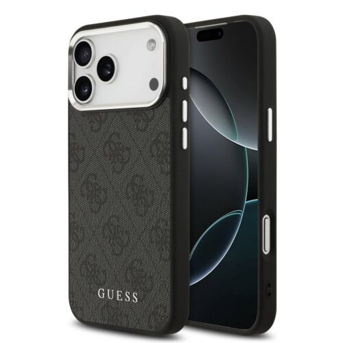 Guess 4G MagSafe Zadní Kryt pro iPhone 17 Pro Max Black GUHMP17XP4GSSMCK